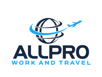 ALLPRO WORK AND TRAVEL logo design by ElonStark