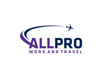 ALLPRO WORK AND TRAVEL logo design by RIANW