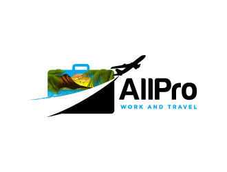 ALLPRO WORK AND TRAVEL logo design by torresace