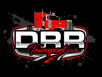 DRR Transport Llc  logo design by ElonStark