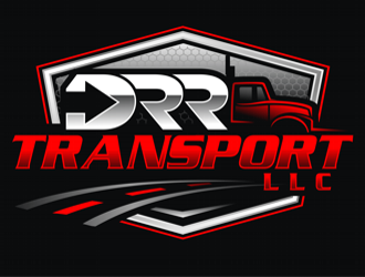 DRR Transport Llc  logo design by coco