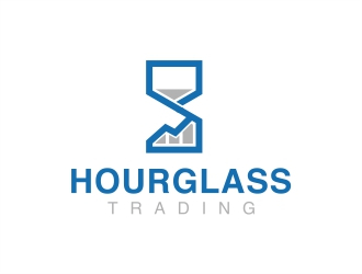 Hourglass Trading logo design by Alfatih05