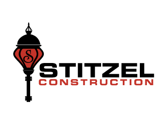 Stitzel Construction logo design by ElonStark