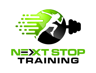 Next Stop training logo design by Garmos