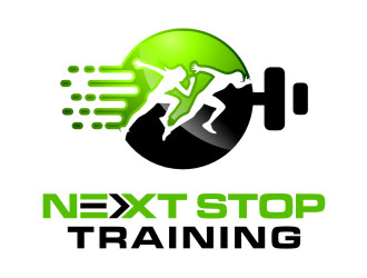 Next Stop training logo design by Garmos