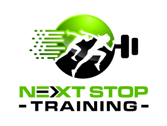 Next Stop training logo design by Garmos