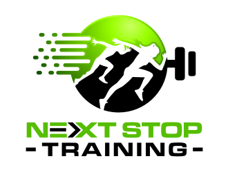 Next Stop training logo design by Garmos