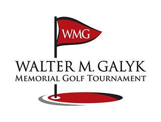 Walter M. Galyk Memorial Golf Tournament logo design by gitzart