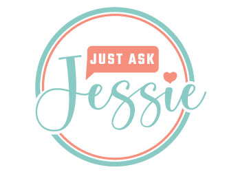 Just Ask Jessie logo design by MonkDesign