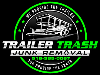 Trailer trash junk removal  logo design by Suvendu