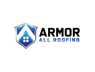 Armor All Roofing logo design by keptgoing