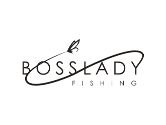 Boss Lady Fishing logo design by superiors