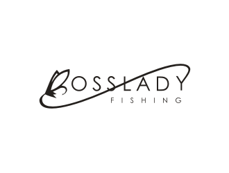 Boss Lady Fishing logo design by superiors