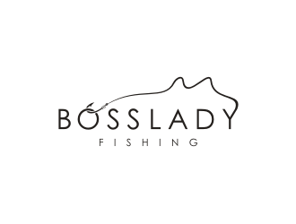 Boss Lady Fishing logo design by superiors