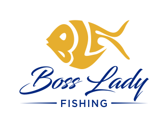 Boss Lady Fishing logo design by qqdesigns