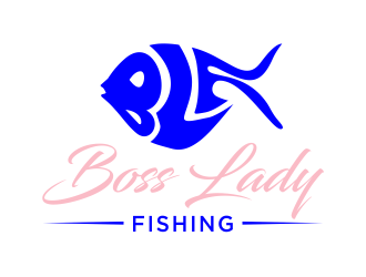 Boss Lady Fishing logo design by qqdesigns