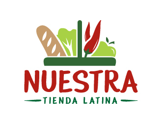 Nuestra Tienda Latina logo design by akilis13