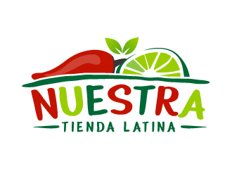 Nuestra Tienda Latina logo design by akilis13