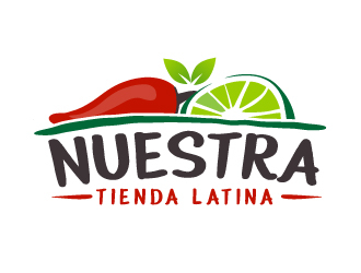 Nuestra Tienda Latina logo design by akilis13