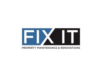 Fix It Property Maintenance & Renovations  logo design by ora_creative