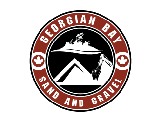 Georgian Bay Sand and Gravel  logo design by nona
