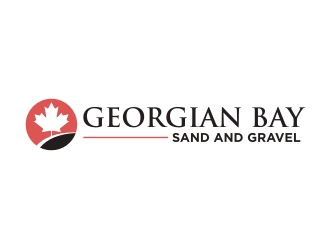 Georgian Bay Sand and Gravel  logo design by GemahRipah