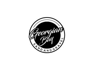 Georgian Bay Sand and Gravel  logo design by AnandArts