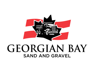 Georgian Bay Sand and Gravel  logo design by Dhieko