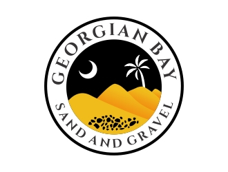 Georgian Bay Sand and Gravel  logo design by AnandArts