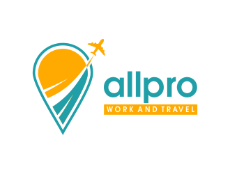 ALLPRO WORK AND TRAVEL logo design by JessicaLopes