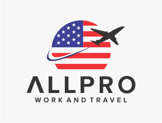 ALLPRO WORK AND TRAVEL logo design by Shina