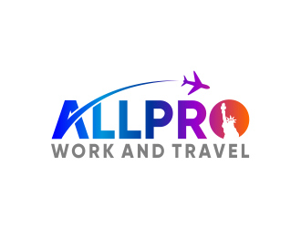 ALLPRO WORK AND TRAVEL logo design by done