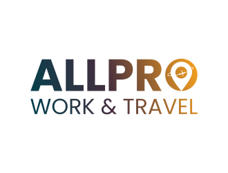 ALLPRO WORK AND TRAVEL logo design by amhik