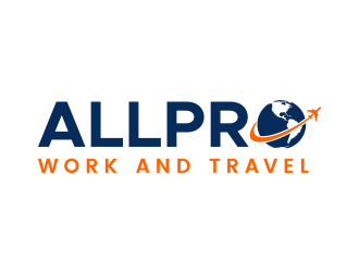 ALLPRO WORK AND TRAVEL logo design by lexipej