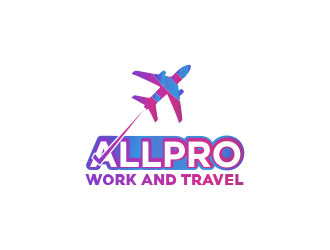 ALLPRO WORK AND TRAVEL logo design by MUNAROH