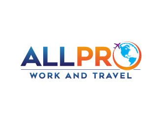 ALLPRO WORK AND TRAVEL logo design by usef44