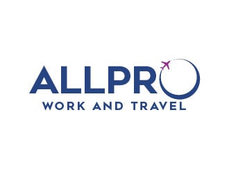ALLPRO WORK AND TRAVEL logo design by usef44