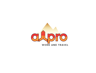 ALLPRO WORK AND TRAVEL logo design by estrezen