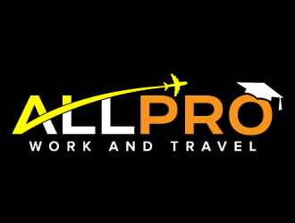 ALLPRO WORK AND TRAVEL logo design by jaize