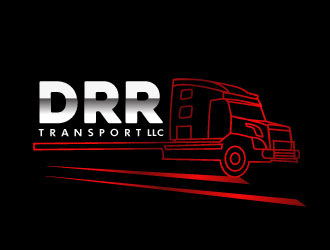 DRR Transport Llc  logo design by Suvendu
