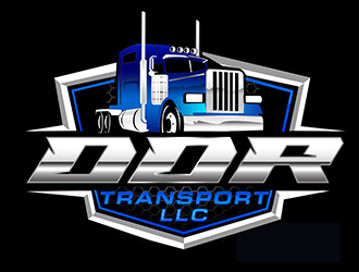 DRR Transport Llc  logo design by 3Dlogos