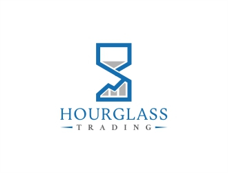 Hourglass Trading logo design by Alfatih05