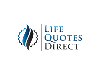 Life Quotes Direct logo design by BlessedArt