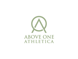 Above One Athletica logo design by wongndeso