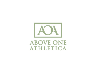 Above One Athletica logo design by wongndeso