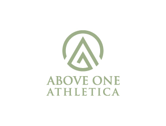 Above One Athletica logo design by wongndeso