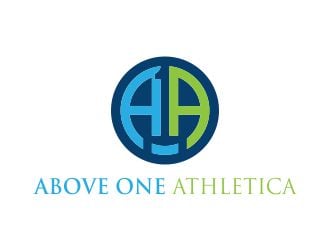 Above One Athletica logo design by assava