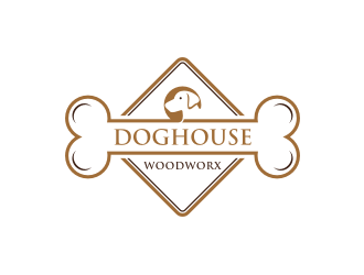 Doghouse Woodworx logo design by mbamboex