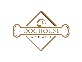 Doghouse Woodworx logo design by mbamboex
