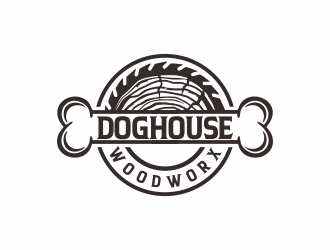 Doghouse Woodworx logo design by veter
